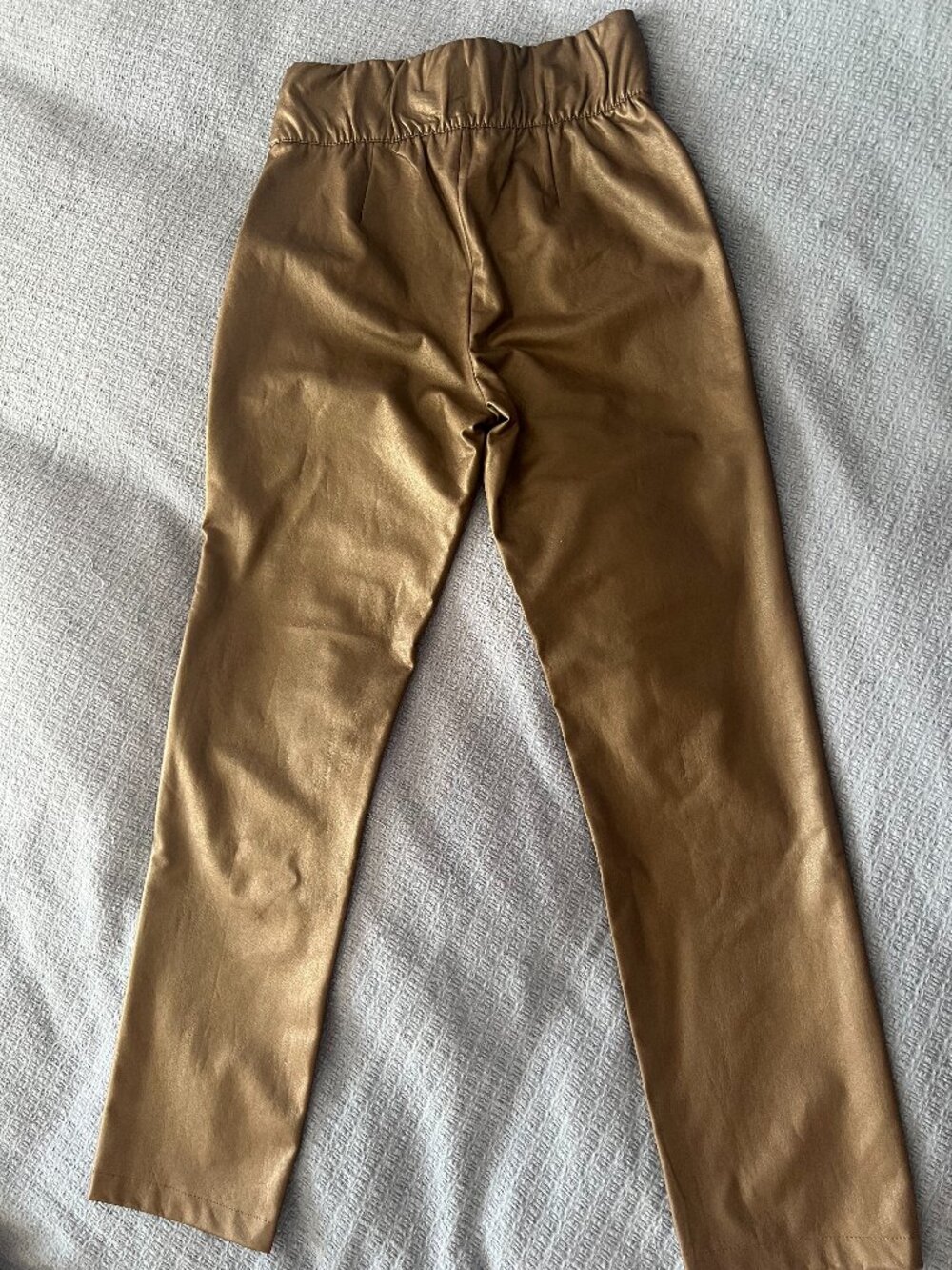 Faux leather pants